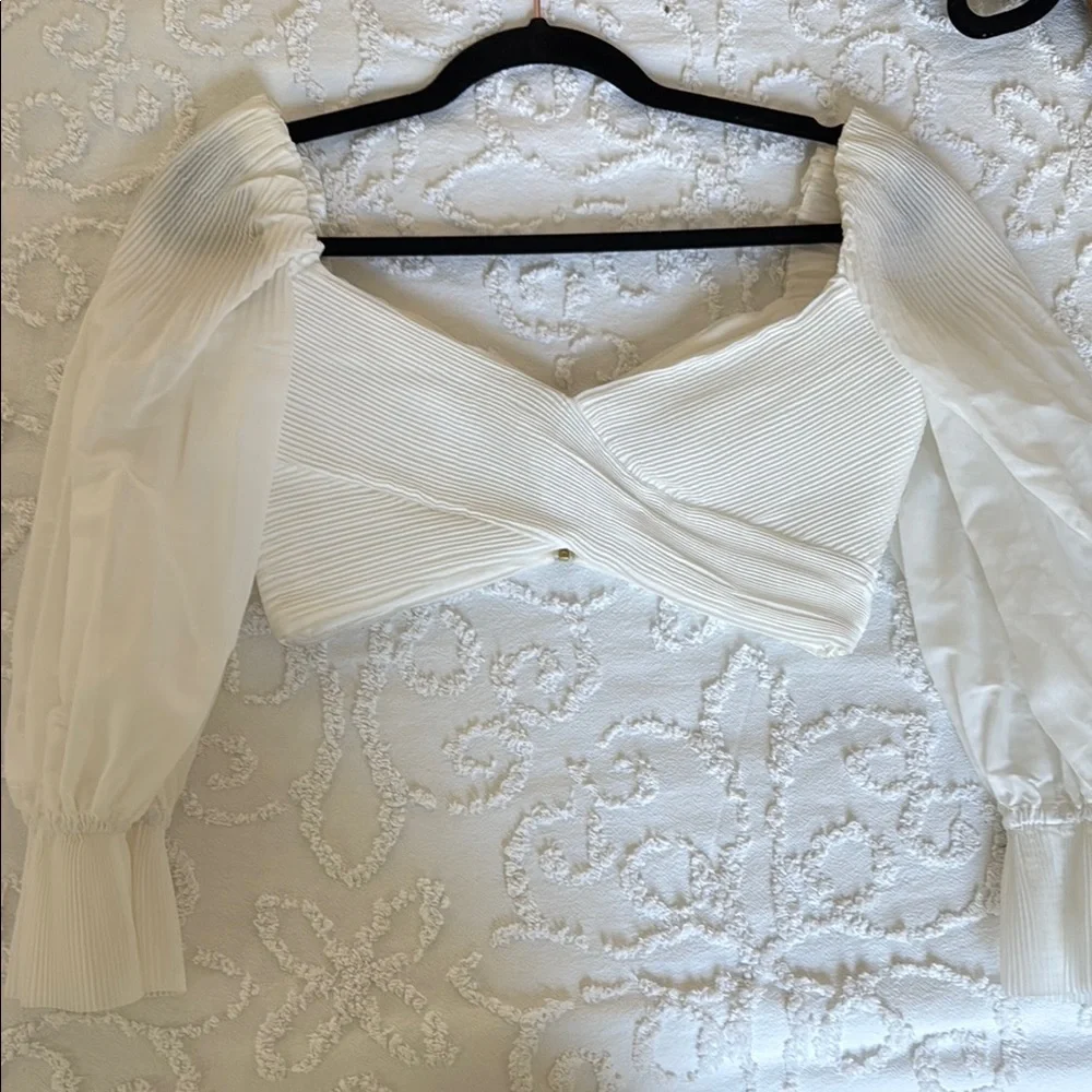 Zimmermann Wild Botanica Pleated Bodice Blouse - Picture 4 of 7